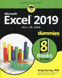 Okładka książki Excel 2019 All-in-One For Dummies