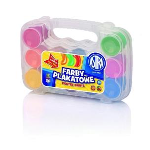 Opakowanie Farby plakatowe 12/20ml - walizka