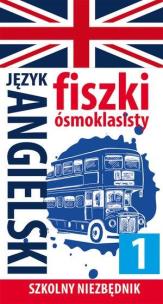 Okładka książki Fiszki ósmoklasisty. Szkolny niezbędnik J. ang.1
