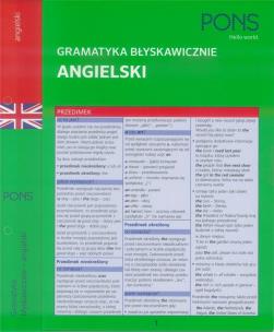 Okładka książki Gramatyka błyskawicznie. Angielski PONS