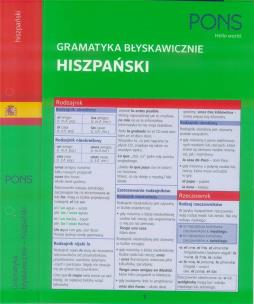 Okładka książki Gramatyka błyskawicznie. Hiszpański PONS