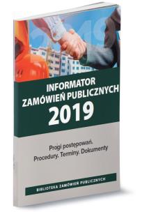 Opakowanie Informator zamówień publicznych 2019