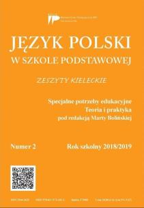 Język polski w szkole podstawowej nr 2 2018/2019. Autor:   Praca zbiorowa. Multiszop.pl Okładka książki Język polski w szkole podstawowej nr 2 2018/2019