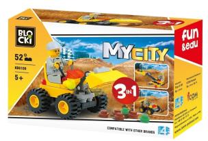 Klocki Blocki My City 3w1 50 el. Wydawca: Icom. Multiszop.pl Opakowanie Klocki Blocki My City 3w1 50 el