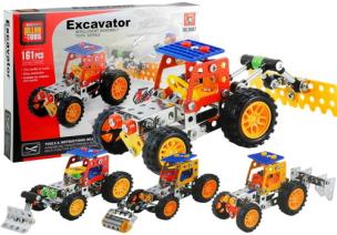 Opakowanie Klocki Konstrukcyjne 4 w 1 Pojazdy Budowlane