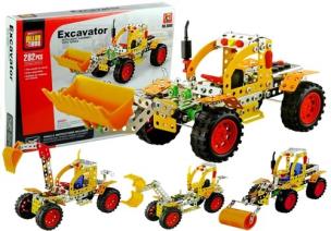 Opakowanie klocki konstrukcyjne 4w1 koparki 282 części