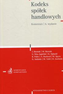 Okładka książki Kodeks spółek handlowych Komentarz