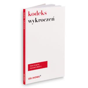Okładka książki Kodeks Wykroczeń 2019