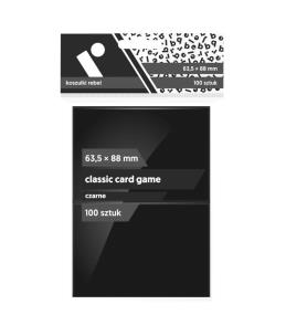 Opakowanie Koszulki CCG czarne 63,5x88 (100sztuk) REBEL