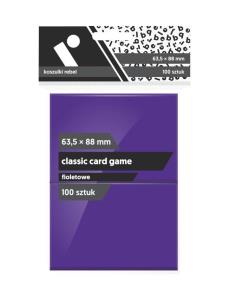 Opakowanie Koszulki CCG fioletowe 63,5x88 (100sztuk) REBEL