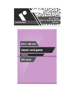 Opakowanie Koszulki CCG różowe 63,5x88 (100sztuk) REBEL