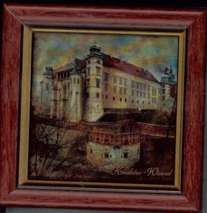 Opakowanie Kraków - Wawel - Obrazek w ramce 10x10