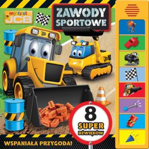 Okładka książki Książeczka dźwiękowa. My first JCB Zawody sportowe