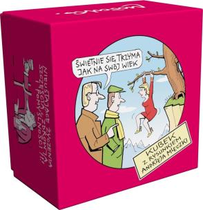 Opakowanie KUBEK W PUDEŁKU ANDRZEJ MLECZKO - ŚWIETNIE SIĘ TRZYMA - ONA