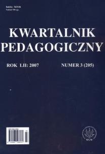 Opakowanie Kwartalnik pedagogiczny nr 3 2007