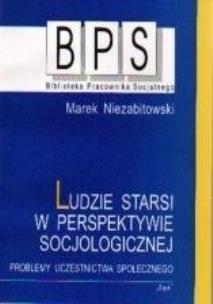 Okładka książki Ludzie starsi w perspektywie socjologicznej