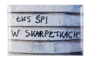 Opakowanie Magnes - Łódź ŁKS śpi w skarpetkach