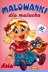 Okładka książki Malowanki dla maluchów. Asia   PASJA