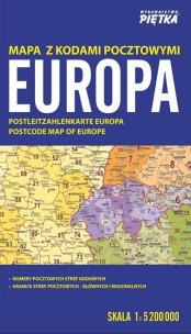 Opakowanie Mapa Europy - kodów pocztowych 1:5 200 000