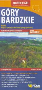 Okładka książki Mapa turystyczna - Góry Bardzkie 1:40 000