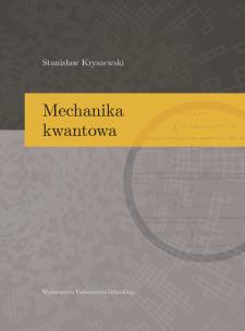 Okładka książki Mechanika kwantowa