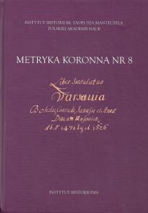 Opakowanie Metryka koronna nr 8