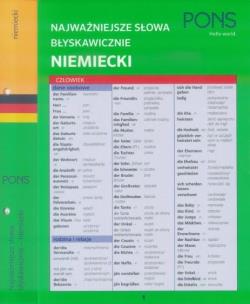 Okładka książki Najważniejsze słowa błyskawicznie. Niemiecki