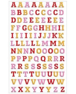 Opakowanie Naklejki 3D Alfabet Red - Orange MAILDOR