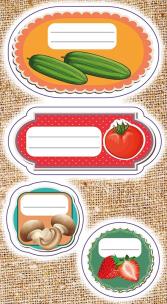 Opakowanie Naklejki na przetwory