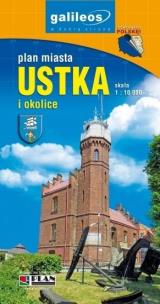 Okładka książki Plan miasta - Ustka i okolice 1:10 000 w.2