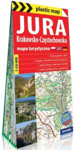 Okładka książki Plastic map Jura Krakowsko-Częstochowska 1:50 000