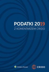 Okładka książki Podatki 2019 z komentarzem Crido