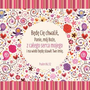 Opakowanie Podstawka korkowa - Będę cię chwalił