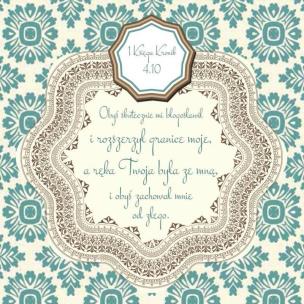 Opakowanie Podstawka korkowa - Modlitwa Jabesa