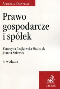 Okładka książki Prawo gospodarcze i spółek
