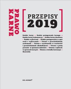 Okładka książki Prawo Karne Przepisy 2019