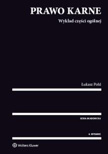 Okładka książki Prawo karne Wykład części ogólnej
