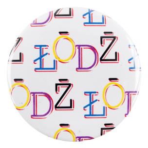 Opakowanie Przypinka mała - Łódź biała 37 mm FOLKSTAR