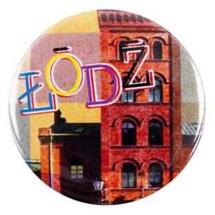 Opakowanie Przypinka mała - Łódź Księży Młyn remiza 37 mm