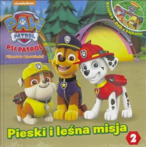 Okładka książki Psi Patrol 2 Pieski i leśna misja + DVD