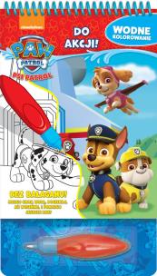 Okładka książki Psi Patrol Wodne kolorowanie Część 1 Do akcji!