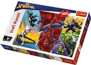 Puzzle 100 Do góry nogami Marvel Spiderman TREFL. Wydawca: Trefl. Multiszop.pl Opakowanie Puzzle 100 Do góry nogami Marvel Spiderman TREFL