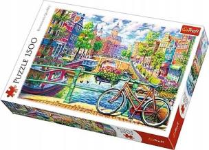 Opakowanie Puzzle 1500 Kanał Amsterdamski TREFL