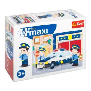 Opakowanie Puzzle 20 miniMaxi - Policja 3 TREFL