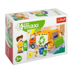 Opakowanie Puzzle 20 miniMaxi - Śmieciarka 2 TREFL