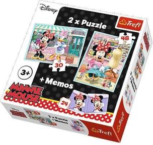 Opakowanie Puzzle 2w1+ memos - Hobby Minnie TREFL