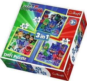 Opakowanie Puzzle 3w1 Gotowi do działania TREFL