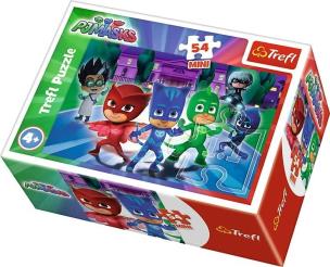 Opakowanie Puzzle 54 mini Pidżamersi Adventures 1 TREFL
