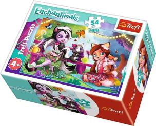 Opakowanie Puzzle 54 mini Wesoły dzień Enchantimals 2 TREFL