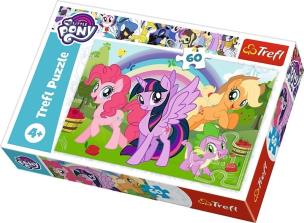 Opakowanie Puzzle 60 Tęczowa przyjaźń My little Pony TREFL
